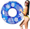 MoKo Schwimmringe mit Griffen für Erwachsene, Aufblasbar Schwimmreifen Wasserspielring, Groß 107 cm Schwimmring Luftmatratze Pool Spielzeug Wasserspielzeug für Strand Schwimmbad Draußen, Blau-Weiß