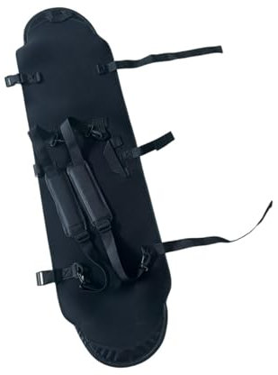 Baoblaze Snowboard Sleeve Snowboard Wrap Cover Case Snowboard Equipment Detachable Padded Shoulder Strap Men Women Ski Bag Storage Bag, 160cm Double Strap