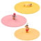 Lurch 211803 Mein Deckel Beach Friends 3er Set (Dave Dune, Sam Seagull, Tina Tennis)