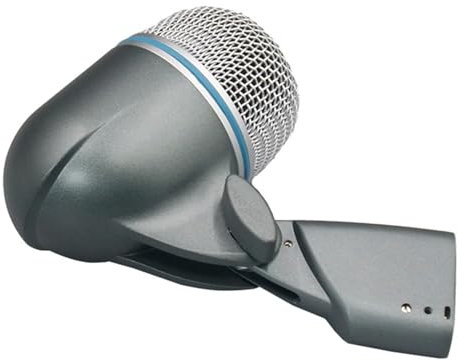 Ksikdeg BETA52A Kicks - Micrófono dinámico supercardioide con adaptador de soporte de bloqueo de neodimio de alta salida