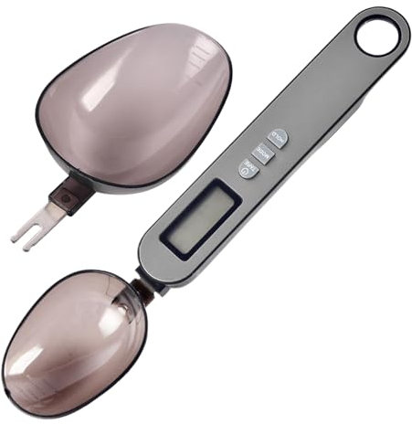 Escala de cuchara digital - Cuchara de sal eléctrica | Pantalla de medición de batería de células de monedas Medición electrónica Alta precisión, cuchara de medición ajustable RELAJA REEMPLAZAR LECHE