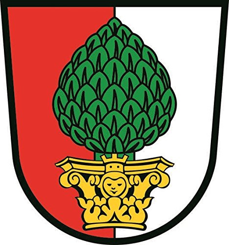 U24 Aufkleber Augsburg Wappen Autoaufkleber 20 x 20 cm Sticker Konturschnitt