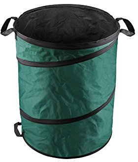 EXTOL CRAFT Panier pliant pour feuilles et déchets de jardin, 55 x 72 cm, 170 L, PES