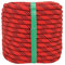 YUZENET Braided Polyester Arborist Rigging Rope (3/8 X 100') Strong Pulling Rope for Climbing Sailing Gardening Swings,Red/Black