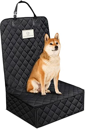 AMZPET Front Car Seat Cover for Dogs (Universal: 50cm) - Scratch-Proof and Non-Slip - Waterproof - Universal Fit