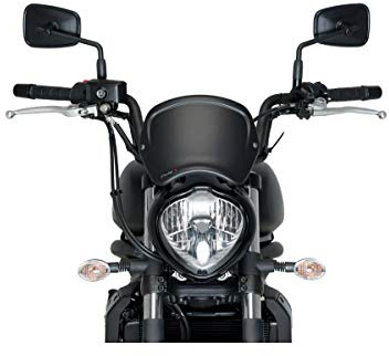Puig 3590J Frontplatte ABS zusätzlicher Schutz, Mattschwarz