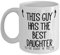 Dads Mug - Gifts for Dad - This Guy has The Daughter - Fathers Day Mug from Daughter, Birthday Gifts for dad, Christmas Presents - Coffee Mugs - wm7415
