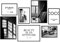 Hyggelig Home Premium Poster Set - 7 harmonische Bilder - Frau modern Frauenkörper schwarz weiß - Set Black and White - ohne Rahmen