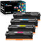 SavFinto 207X Toner Multipack (Ohne Chip) Kompatibel für HP 207X 207A für HP Color Laserjet Pro MFP M283fdw M283fdn M282nw M255dw M255nw (1 Schwarz, 1 Cyan, 1 Magenta, 1 Gelb)