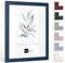 Bildershop-24 Bilderrahmen modern stabil Dalia Dunkelblau 100 X 150 cm Rahmen für Bilder Urkunden Poster Farbe & Größe wählbar