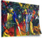 Printistico Poster August Macke - Zoologischer Garten Kunstdruck ohne Rahmen, Wandbild - A4, A3, A2, A1, A0, XXL - Wohnzimmer, Schlafzimmer, Küche, Deko