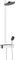 hansgrohe Pulsify S - Colonne de douche économie d'eau (EcoSmart) avec mitigeur thermostatique, douche pluie (⌀ 260mm), douchette, support, flexible de douche, barre et douche de tête 2 jets, Chromé