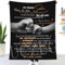 Kuscheldecke Flauschige Personalisierte Geschenke an Meinen Sohn Decke von Papa, Briefdecke für Meinen Sohn, Super Weiche Flanelldecke Mikrofaser Decke Positiv Ermutigen Liebe, Geeignet Sofa, Bett