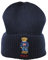 POLO RALPH LAUREN Herren-Beanie, solide Flagge, Bär, Hunter Navy, Einheitsgröße