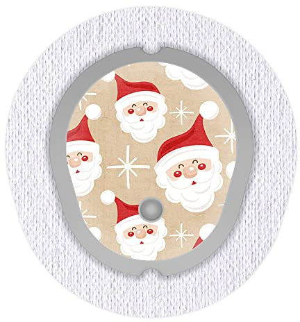 Aufkleber Sticker für Dexcom G7 Sensor 2x Lustiger Nikolaus myDili Diabetes