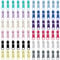 DOITEM 72 Stück Buntes #5 Reißverschluss-Reparaturset Schieberegler 12 Farben Zur Verwendung In Näh Für Die Geldbörse, Hose, Jacken, Koffer, Kleidung, Gepäck, Rucksäcke