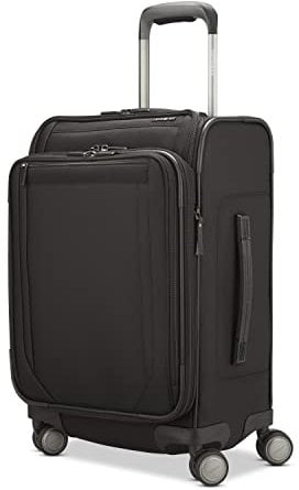 Samsonite Lineate DLX Softside Erweiterbares Gepäck mit Spinner-Rädern, Schwarz, Large EXP Spinner, Lineate DLX Softside erweiterbares Gepäck mit Spinnrollen