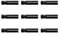CyeeLife 9 Stück Aluminium Dart Flight Protektors Dart Zubehör Set,Schwarz