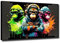 NOLLAM Bild auf Leinwand AFFE-Tier Bilder Graffiti Leinwand Gemälde Wandkunst Tiere Poster Und Kunstdrucke-3 weise Swag-Affen Wandbilder Für Wohnzimmer Dekoration60x90cm 24x35Schwarzer Rahmen
