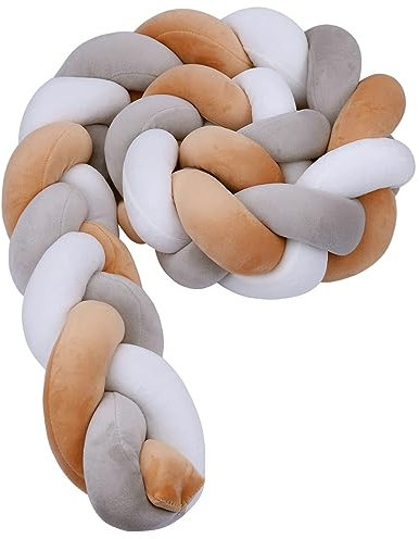 IIQI® geflochtenes Seitenschläferkissen, Superweich Knotenkissen, Deko Kissen Für Wohnzimmer (A24,100cm)