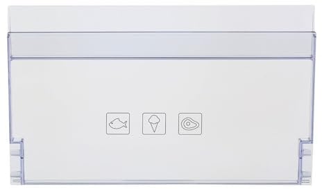Masterpart Top Frozen Food Container Basket Drawer Front Cover Flap Compatible With Beko Freezers FFG1545, FCFM1545