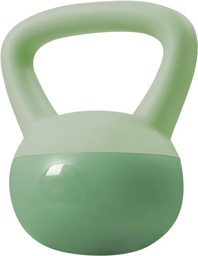 CZ-XING Weiche Kugelhantel mit rutschfestem Griff, Kugelgewichte für Fitness 4 kg, 6 kg, Training, Workout, Heim-Fitnessstudio, Fitness, Training, Cardio-Krafttraining und Gewichtheben (4 kg)