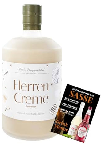 Paula Pumpernickel Herrencreme 17% Vol. 700ml Flasche*inkl. Drink Menü Broschüre