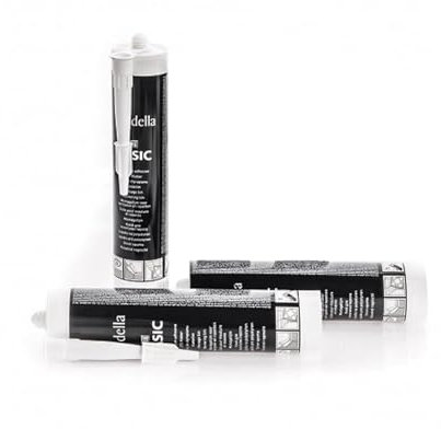 Styroporkleber Acrylkleber Weiß 3 x 310 ml für Zierleisten Stuck Styroporleisten Styropor-Deckenleisten EPS, XPS, Sockelleisten, Rosetten-Baukleber Montagekleber - Klebstoff für innen