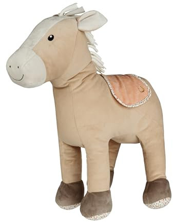 Sterntaler Kuscheltier XL Pferd Sunny - Plüschtier aus weichem Stoff - Kinder und Baby Spielzeug gefüllt mit Polyesterwatte - treuer Begleiter zum Entdecken, Kuscheln & Spielen, lichtbeige