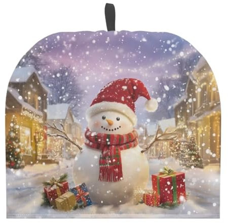 TOADDMOS Blauer Schmetterling Floral Teekessel Staubschutz Isolierte Teekanne Gemütlich Küche Zubehör Teekanne Kaffeekanne Frühstück Topf Abdeckung