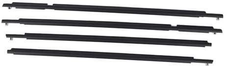 Yctze 4 Stück Fenster-Dichtungsstreifen Zierleisten-Dichtungsgürtel 75730 0R020 Gummi-Kfz-Fensterdichtungen für XA30 2009 Bis 2012