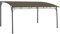 Xichuzi Pergola 4x3x2,55 m Taupe, Garten-Sonnenschutz, Pavillon Mit Festem Dach, Gartenpavillon, Gazebo Shade, Partyzelt, Pergola Sonnenschutz Überdachung, Carport