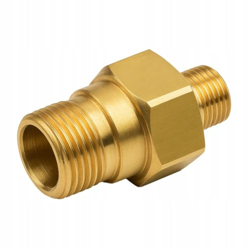 Rosfix Adapter EasyLock TR22M 1/4 Messing Kompatibel mit Kärcher