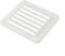 Rejilla de ventilación de nailon marina, ideal para caravanas y yates, instalación rápida con tornillos (blanco)