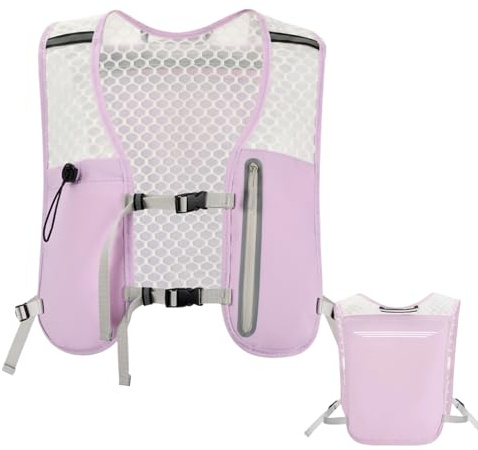 Hydratation Running Backpack - Pack de Gilet, Support de Bouteille | Porte-Eau Ultra-légère pour Piste Jogging randonnée en Maille Respirante Rangement de Stockage
