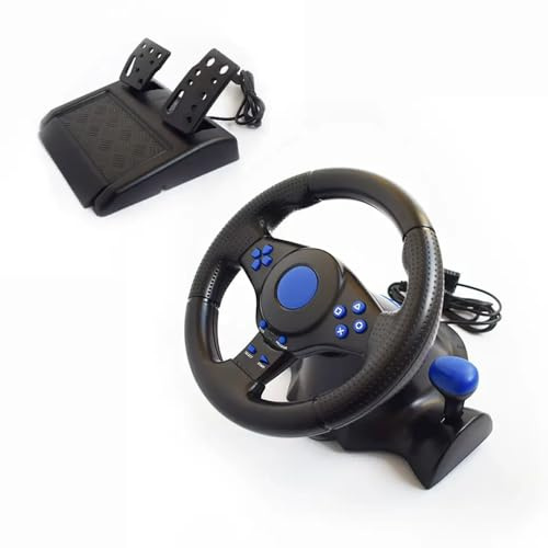 Kompatibles Lenkrad für Rennspiele, funktioniert mit Switch Xbox360 PS2 PS3 und PC-Gaming-Zubehör(A)