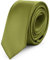 Ladeheid Herren Schmale Krawatte SP-5 (150cm x 5cm, Olive)