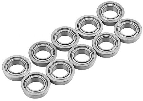 10 Stücke MF106ZZ Edelstahl Doppel Schild Flansch Miniatur Kugellager 6x10x3mm