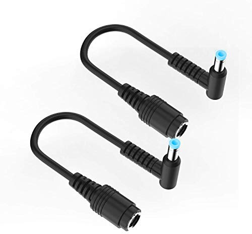 NEUE DAWN Cable Conector Convertible 7,4 x 5,0 mm a 4,5 x 3,0 mm para HP Stream Pavilion Envy EliteBook Split Chromebook Precision 250 G3 Cable de Fuente de alimentación AC Adaptador