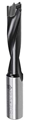 uxcell Brad Point Drill Bits for Wood 9.5mm x 70mm Forward Turning HSS for Woodworking Carpentry Drilling Tool