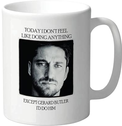 Cheeky Chops Tasse – I Would do Gerard Butler – lustige Neuheit Geburtstag Büro Tasse Getränk