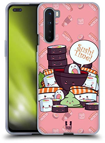 Head Case Designs Sushi Gruppe Sushi Time Soft Gel Handyhülle Hülle kompatibel mit OnePlus Nord 5G
