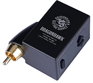 Dragonhawk B1 Drahtlose Tattoo Power Supply Tätowiergerät-Batterie, Stromversorgung mit RCA-Jack, Leichtes LCD-Display für Tattoo Maschine Pen