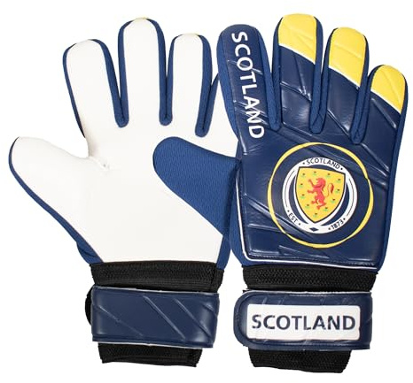 Scotland Official Football Gift Boys Goalkeeper Goalie Gloves