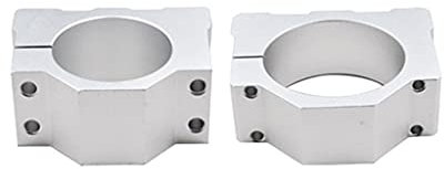 LEXIANG Pince de Support de Montage de Moteur de Broche CNC en Aluminium 45-65mm avec vis Ensemble d'outils de Broche Machine de fraisage de Gravure