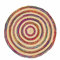 DNR Chindi-Jute-Teppich, indisch, Naturfaser, rund, 100 x 100 cm