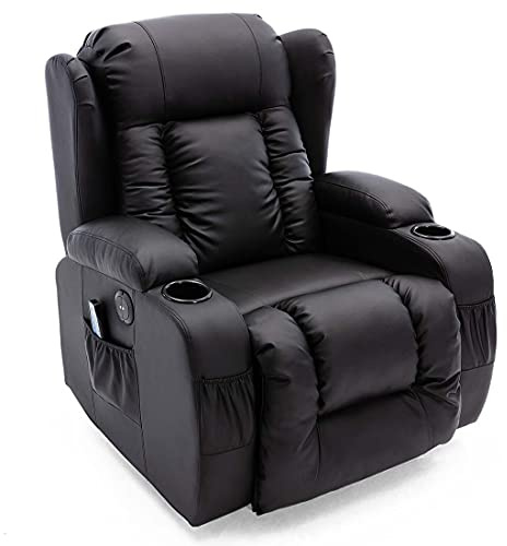 More4Homes CAESAR ELECTRIC HIGH BACK LUXURY BOND GRADE LEATHER RECLINER 3 + 2 + 1 SOFA ARMCHAIR SET SUITE
