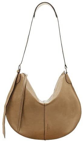 Liebeskind Berlin Damen Naomi Natural Sheep Hobo M, Praline, Medium (HxBxT 34.5cm x 43cm 0.5cm) EU