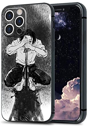 Yuta Okkotsu Jujutsu Kaisen Ästhetische Anime Phone Case Manga Schutzhülle Shell Cover (mattiertes mattes Silikon, für iPhone 13 Pro Max)