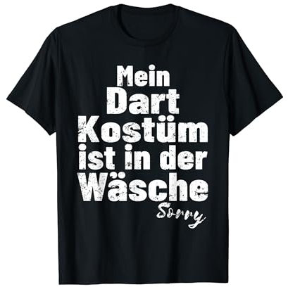 Darts Dart Kostüm In Der Wäsche lustiges Dart T-Shirt